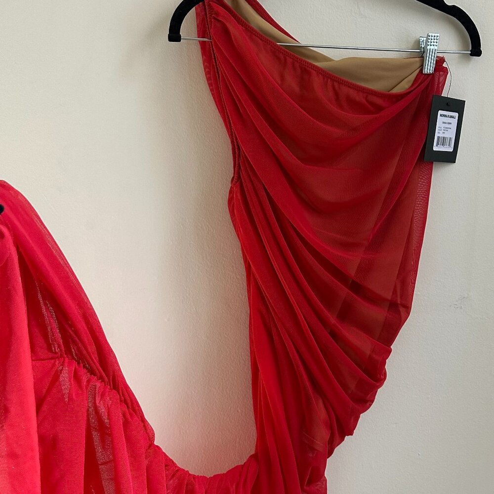 NWT - NORMA KAMALI CLASS RED GOWN